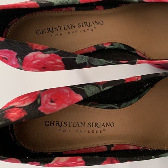 Christian Siriano Floral Shoes. Size 7,5 - Picture 5 of 7